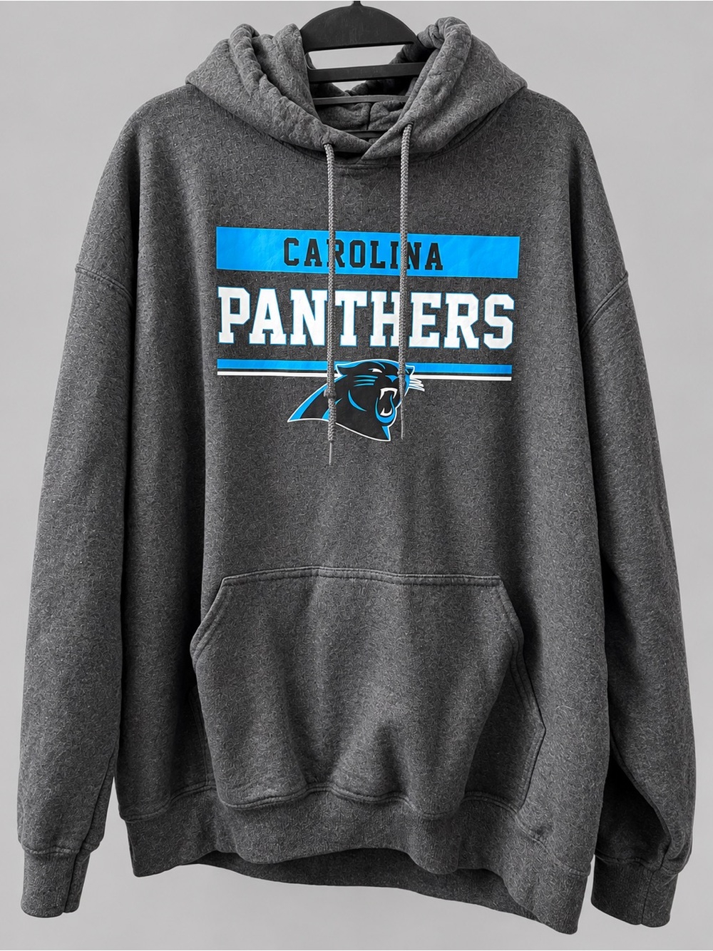 Carolina Panthers NFL Team Apparel Gray Pullover Hoodie XL